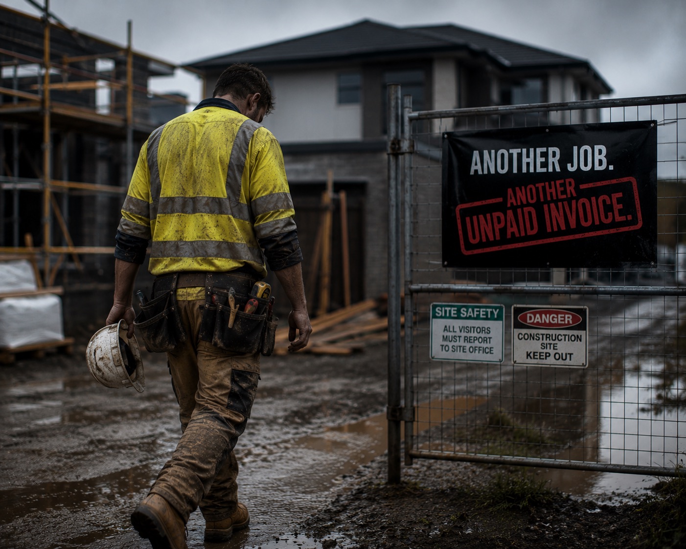 Stock photo — Another Job, Another Unpaid Invoice