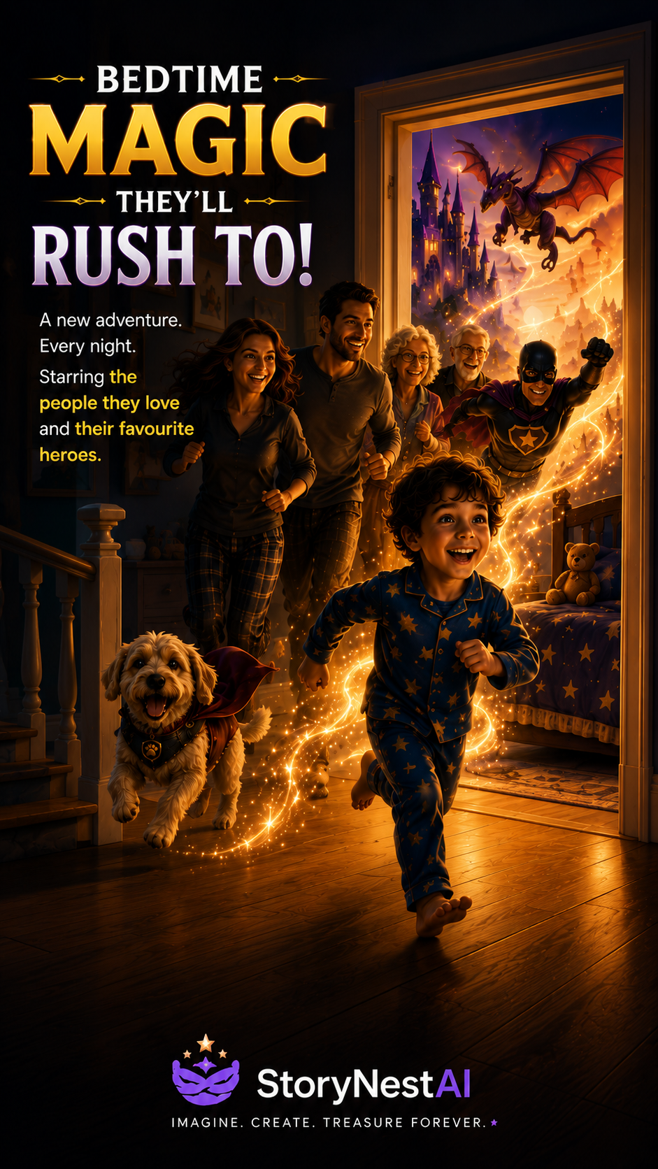 Ad — "Bedtime magic they'll rush to!"