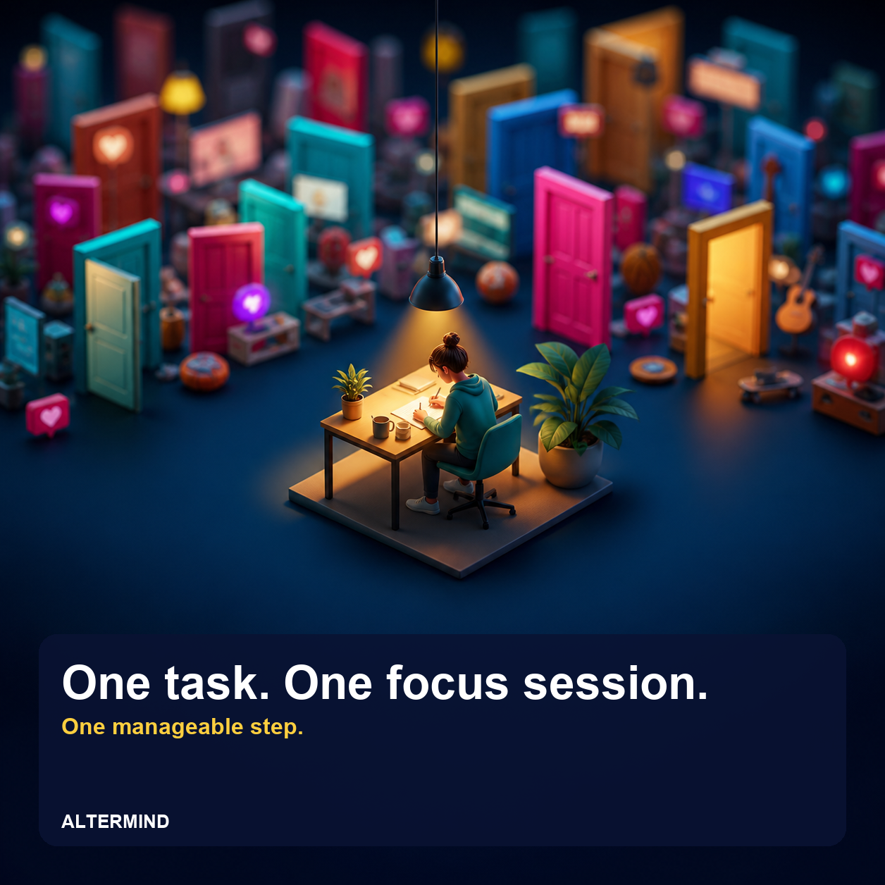 AlterMind — One Manageable Step