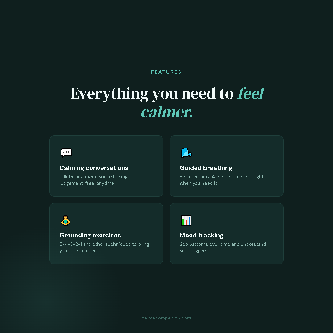 Features Grid — Feel Calmer