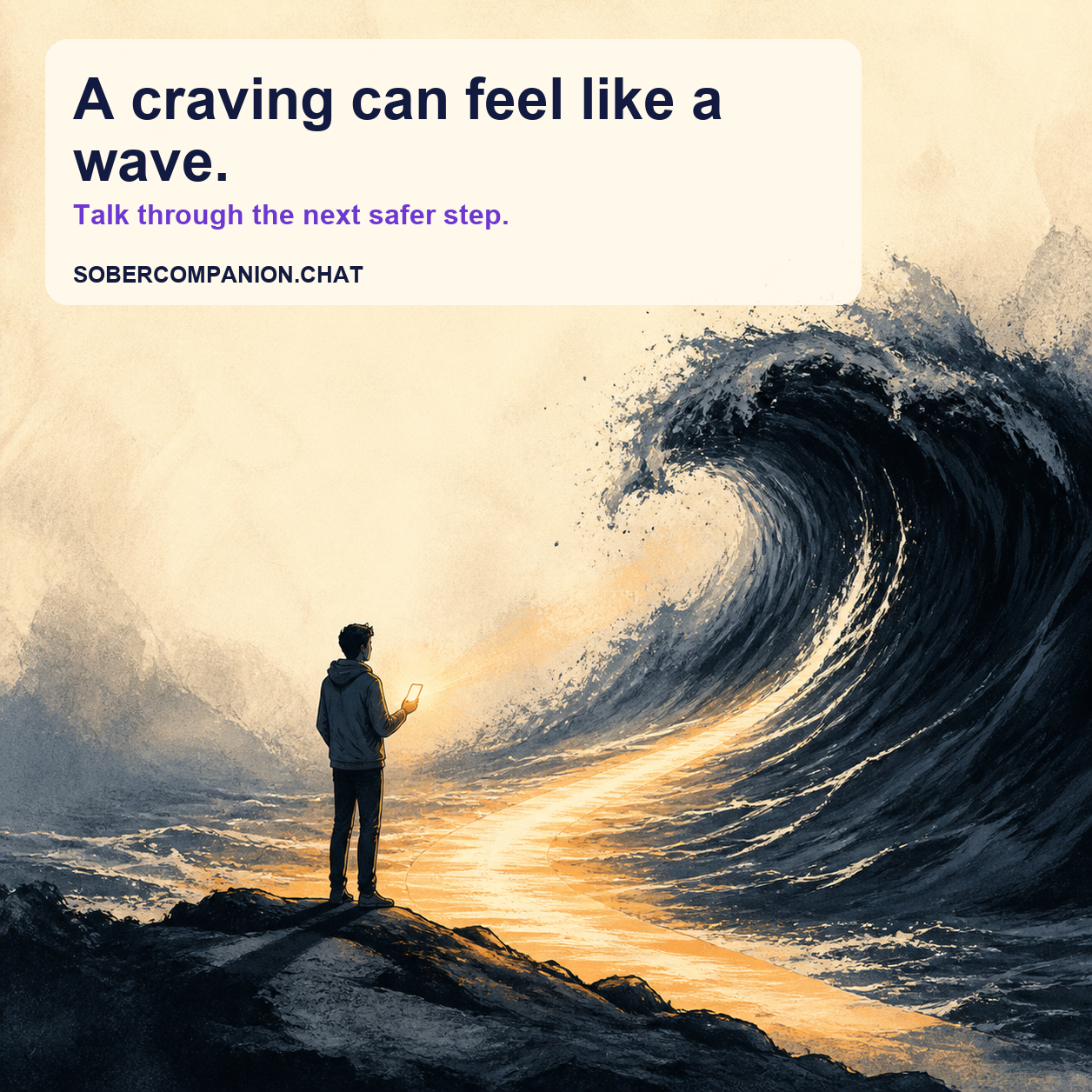 Sober Companion — Cravings Can Feel Like A Wave