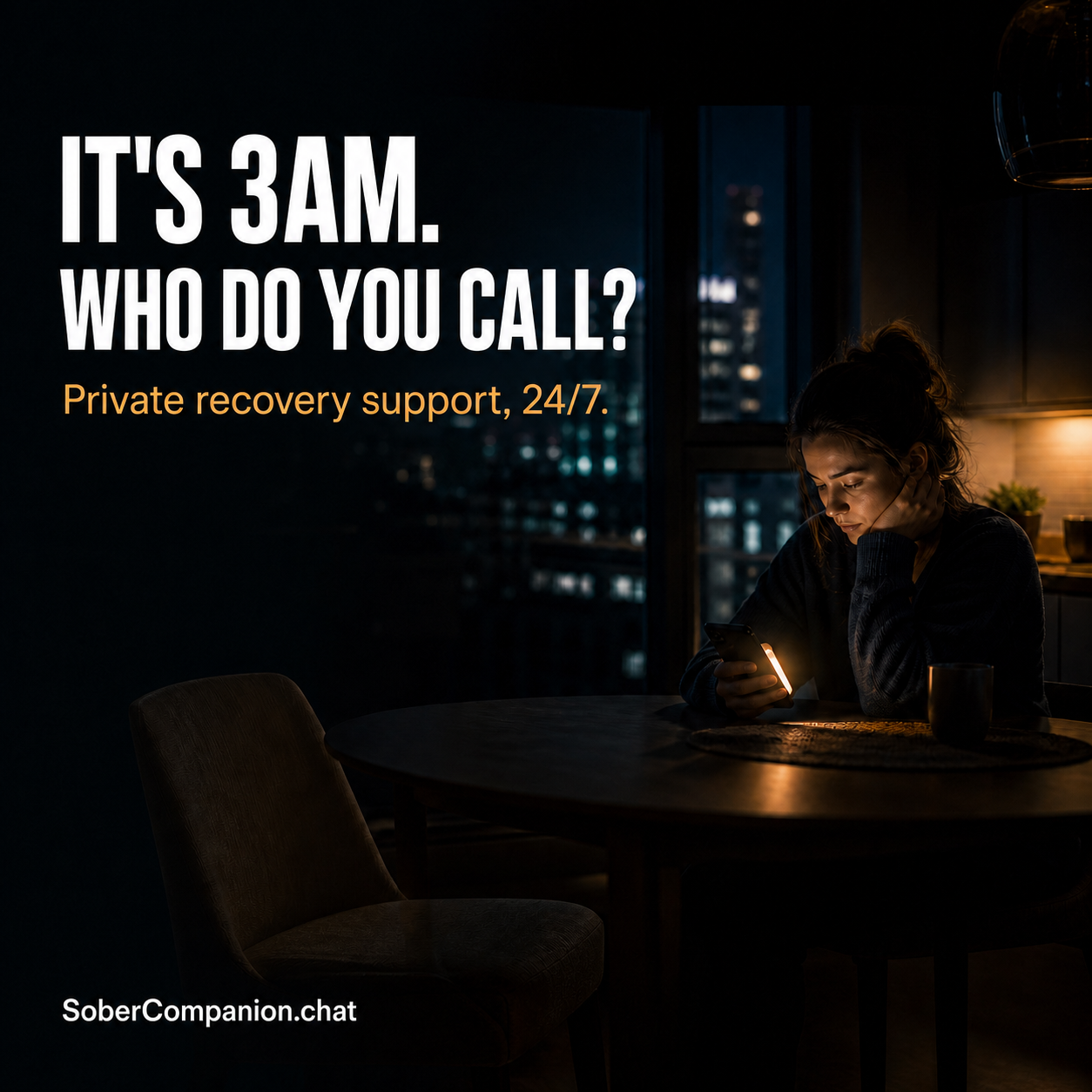 Sober Companion — It's 3AM. Who Do You Call?